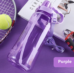1.5L/2.0L Large Capacity Straw Water Bottles Outdoor Sports Camping Picnic Bicycle Kettle Gym Fitness Space Shaker Water Bottle
