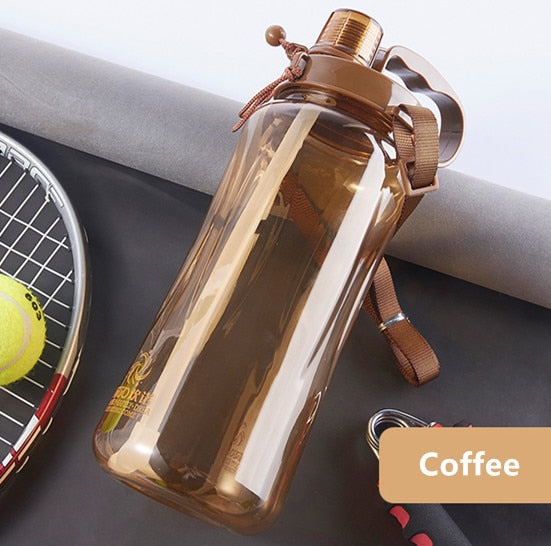 1.5L/2.0L Large Capacity Straw Water Bottles Outdoor Sports Camping Picnic Bicycle Kettle Gym Fitness Space Shaker Water Bottle