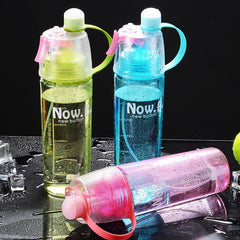 400/600Ml Spray Sports Water Bottle for Kids bpa free Tour Drinking Bottles for Outdoor Climbing Gym Cup rociar agua deportes