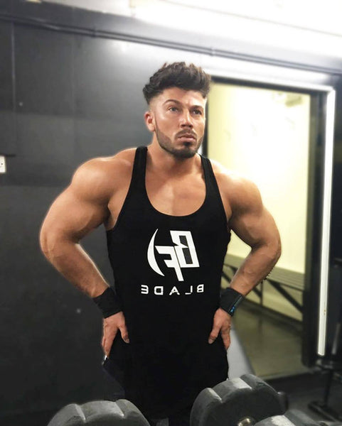 Summer Men's Vest Sports Fitness Workout Men's Tops Gym Bodybuilding Vests Fitness Apparel Men's Apparel Running New 2019 Round