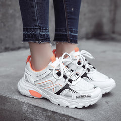 Tenis Feminino Girls Tennis Shoes Breathable Tennis Shoes Women Thick Bottom Non-slip Gym Shoes Basket Femme Sneakers Women