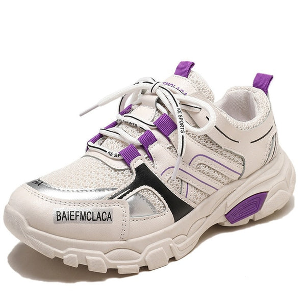 Tenis Feminino Girls Tennis Shoes Breathable Tennis Shoes Women Thick Bottom Non-slip Gym Shoes Basket Femme Sneakers Women