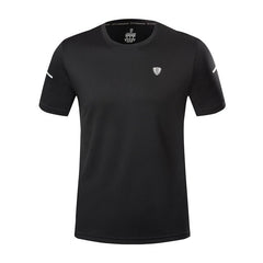 Short Sleeve T-Shirt Casual Quick Drying Tee Tops Fitness Running Cycling Camping Clothes Gym Apparel Men\'s Sportswear