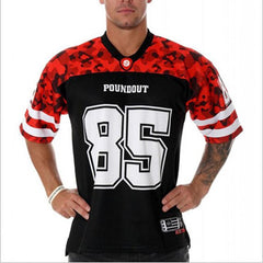 Mens Run Jogging Sports Cotton T-shirt Gym Fitness Bodybuilding Short sleeve Slim t shirt Male Workout Training Tee Tops Apparel