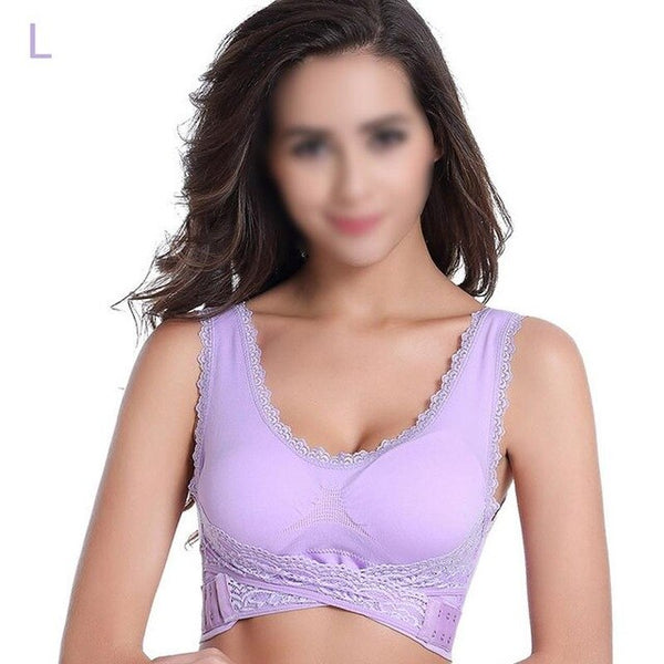 Wireless Sports Bra High Stretch Breathable Top Fitness Women Padded for Running Yoga Gym Seamless Crop Bra Gradient Sport Bra