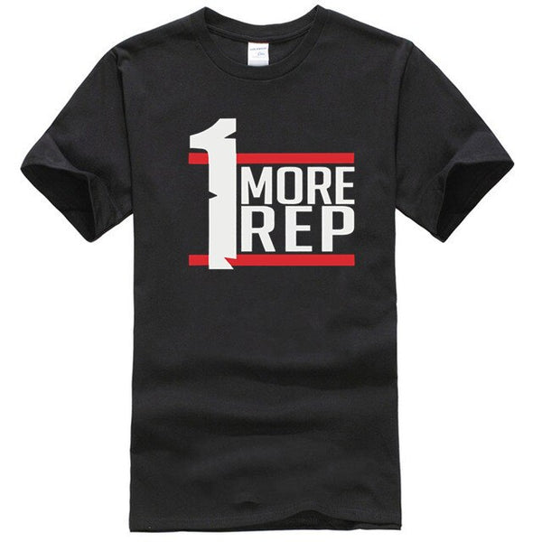 One more rep t-shirt, Mens Workout Clothing, Unisex Shirt, Gym tee Fitness apparel, Graphic tee, Bodybuilding, Motivational