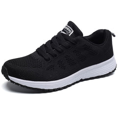 Tenis Feminino Fashion Lace-Up White Sport Shoes For Women Sneakers Light Round Cross Straps Flat Tennis Woman Shoes Outdoor Gym