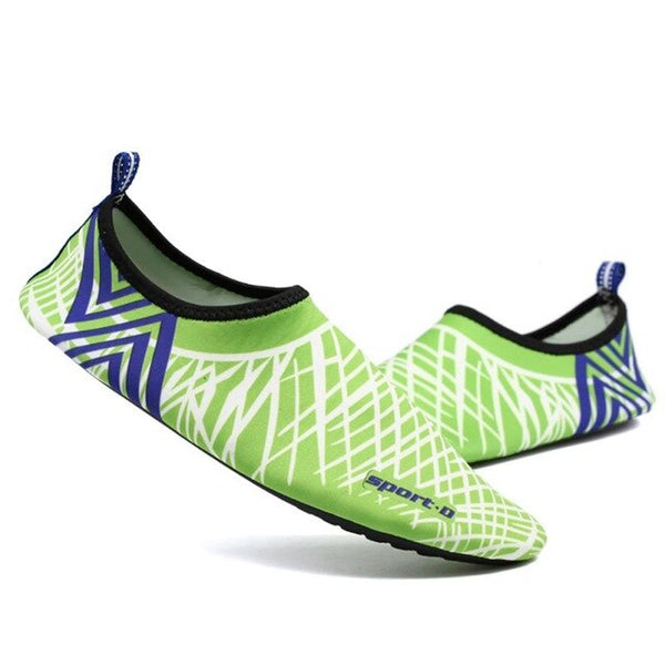 Men Woman Unisex Barefoot Skin Sock Striped Shoes Beach Pool Gym Aqua Water Socks Beach Swim Upstream Shoes EU Size 37-46