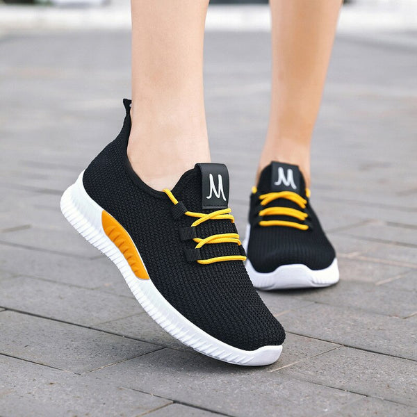 2019 New Autumn Women Tennis Shoes Baskets Femme Athletic Sneakers Women Light Sports Shoes Breathable Mesh Gym Fitness Trainers