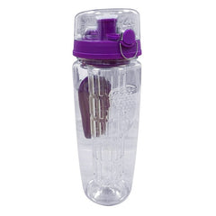 Fruit Lemon Infuser Flip Lip Anti-slip Sport Travel Gym Juice Maker Water Bottle hot sale