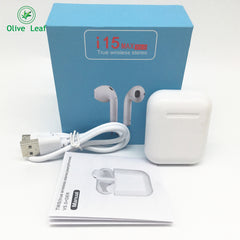 i15 MAX TWS Wireless Bluetooth 5.0 Headset Mini Touch HIFI Sound Headphone Fashion Sports Headphones Compatible with IOS/Android