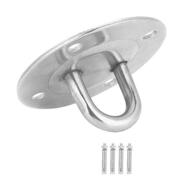Yoga Hammock Mount Ceiling Hangers Hanging Hook Bolts Accessories Fixed Disc Gym Fitness Buckle Stainless Steel Aerial Wall