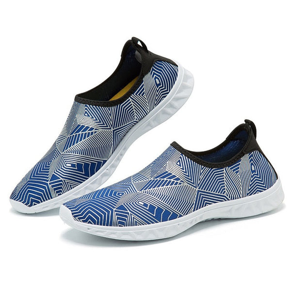 Dr.eagle Outdoor men water shoes aqua slippers for Summer shoes women hiking beach shoes gym super light training sneakers 35-47