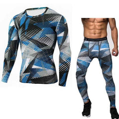 Men's Racing Sports Stretch Apparel Gym Muscle Men's Set Training Jogging MMA Clothing Tops & Tees Men's Sports T-shirt