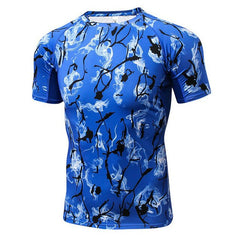 Aipbunny 2017 print Sport Top Fitness men Gym shirt Yoga t shirts Athletic Tops Sports Apparel Sportswear man Workout t-shirt