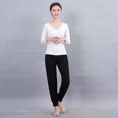 Women Running Jogging Gym Workout Clothing Fitness Training Yoga Sport T-shirt + Pants Suit Dance Racing Apparel Yoga