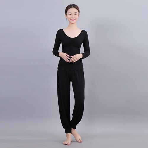 Women Running Jogging Gym Workout Clothing Fitness Training Yoga Sport T-shirt + Pants Suit Dance Racing Apparel Yoga
