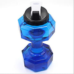 2.2L Dumbbells Shaped Plastic Big Large Capacity Gym Sports Water Bottle Outdoor Fitness Bicycle Bike Camping Garrafa Travel