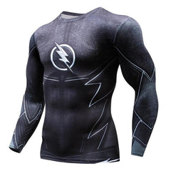 3D Marvel T-shirt Long Sleeve Sport Shirt Men Quick Dry Men's Running T-shirts Gym Apparel Fitness Top Rashgard Male Jersey 2019
