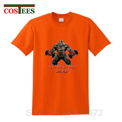 The Walking Dead beast T-shirt Fear the Lifting Dead T shirt men Stylish Train designer brand Apparel GYM fashion Summer Clothes