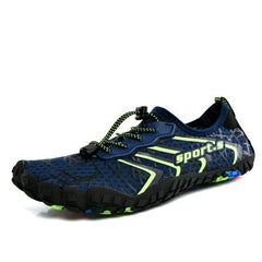 Aqua Shoes for Men Summer 2019 Swimming Beach On-surf Breathable Yoga Sport Gym Sneaker Rubber Wading Shoes Male Water Shoes