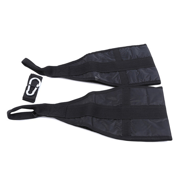 Gym Elastic Nylon Fitness Abdominal Sturdy Crunch Straps Gym Exercise Pulling Harness Shoulder Barbell Equipment Accessories