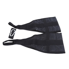 Gym Elastic Nylon Fitness Abdominal Sturdy Crunch Straps Gym Exercise Pulling Harness Shoulder Barbell Equipment Accessories