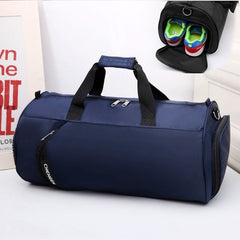 2019 New Waterproof Gym Bag Fitness Training Sports Bag Portable Shoulder Travel Bag Independent Shoes Storage sac de sport