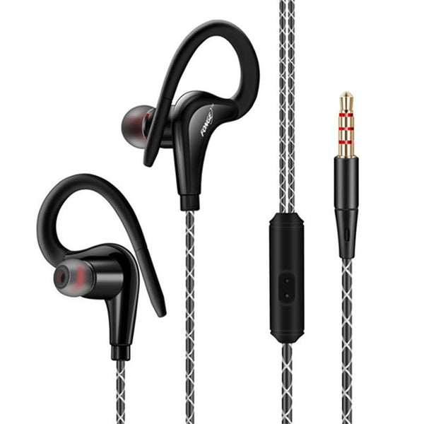 Fonge S500 Stereo Sports Earphones Subwoofer Earphones Waterproof Earphones IPX5 Free Hi-Fi Earphones with Microphone