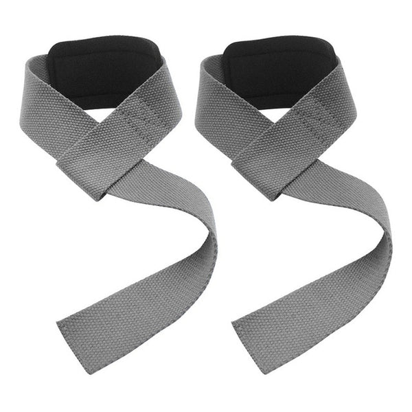 2pcs Gym Lifting Straps Weightlifting Wrist Belt Bodybuilding Gloves For Women Men Fitness Barbells Power Training Accessories