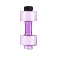 Dumbbell Plastic Bottle 550ML Sports Water Bottles Portable Leakproof Dumbbell Lose Weight Barbell Gym Fitness Equipment 6 Color