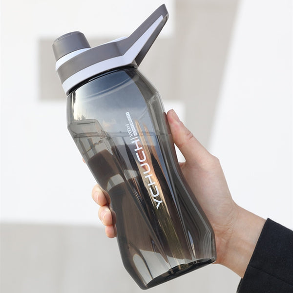 1000ml/1500ml Large Capacity Portable Sports Water Bottles Outdoor Camping Picnic Cycling Kettle Gym Fitness Shaker Water Bottle