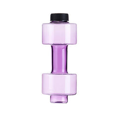 Dumbbells Shaped Plastic 550ml Capacity Gym Sports Water Bottle Outdoor Fitness Bicycle Bike Camping Training