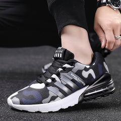 2019 Men Tennis Shoes Lace Up Men Sport Shoes Breathable Mesh Sneakers Tenis Hombre Athletics Man Shoe Comfor Trainers Hot Sale