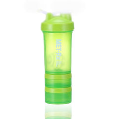 Multifunction Sport Shaker Bottle With Pill Box Whey Protein Shake Fitness drinkware Gym Bottle Shaker Drinking Bottle For Water