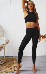 2 piece yoga set women fitness yoga suit women sports wear sets athletic crop top gym cloth woman exercise suit gym apparel