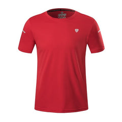 Casual Short Sleeve T-Shirt Quick Drying Tee Tops Fitness Running Cycling Camping Clothes Gym Apparel Men's Sportswear
