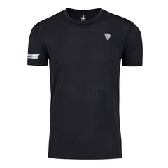 Summer Men Short Sleeve T-shirt Round Neck Quick Dry Tee Tops Tights Anti-sweat Apparel Gym Fitness Outdoor Running Sportswear