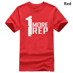 One more rep t-shirt, Mens Workout Clothing, Unisex Shirt, Gym tee Fitness apparel, Graphic tee, Bodybuilding, Motivational