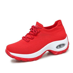 Women Tennis Shoes 2019 New Tenis Feminino Breathable Lace-up Mesh Gym Sports Shoes Comfortable Trainers Sneakers Spring Autumn
