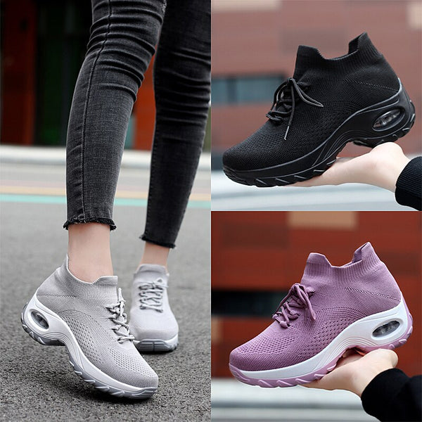 Tenis Feminino Women Tennis Shoes Female Gym Sport Shoes Stability Height Increasing Air Cushion Thick Sole Trainers Tenis Mujer