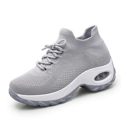 Tenis Feminino Women Tennis Shoes Female Gym Sport Shoes Stability Height Increasing Air Cushion Thick Sole Trainers Tenis Mujer