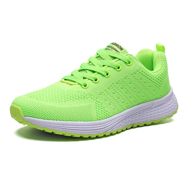 Baskets Tennis Femme Lace-up Bona Shoes Tenis Gym Shoes Woman Trainers Girl Breathable Sneakers Candy Color Green Orange Pink