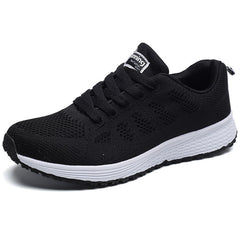 Fashion Tenis Feminino woman Lace-up White Sport Shoes Sneakers Light Round Cross Straps Flat Tennis Woman Shoes Outdoor Gym