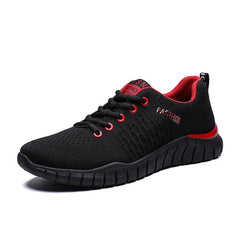 Men Tennis Shoes Comfort Gym Sport Shoes Stability Athletic Fitness Sneakers Flying Woven Air Mesh Shoes Chaussures Homme