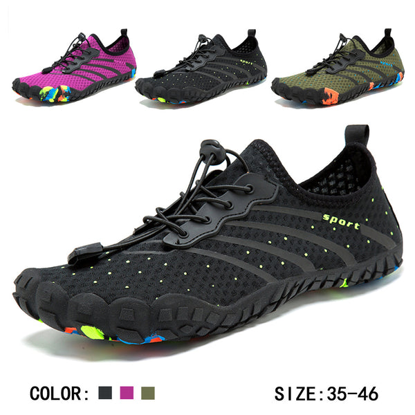 2019 Summer Water Shoes for Men Women Beach Sneakers Sports Shoes Outdoor Swimming On-surf Gym Yoga Fitness Mesh Aqua Shoes