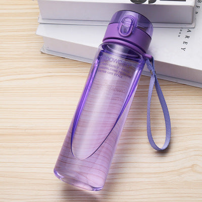 HOT 400/560ml Portable Bottle For Water Gym Sports Shaker Creative Student Summer Drink Bottle Tritan Bpa Free Fashion Hand Cup