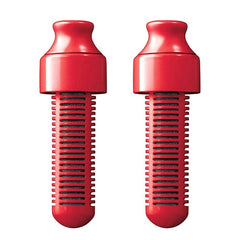 2pcs Plastic Water Bobble Hydration Filter Portable Outdoor Water Healthy Drinking Bottle Hiking Travel Gym Filtering