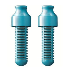 2pcs Plastic Water Bobble Hydration Filter Portable Outdoor Water Healthy Drinking Bottle Hiking Travel Gym Filtering