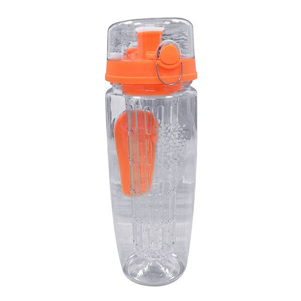 Fruit Lemon Infuser Flip Lip Anti-slip Sport Travel Gym Juice Maker Water Bottle hot sale